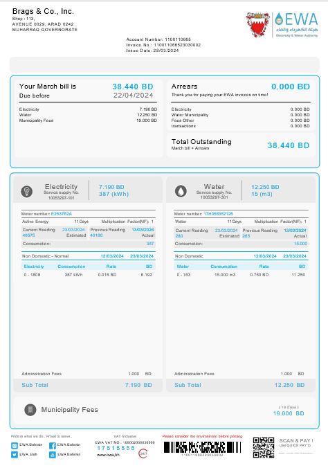  East West Bank firm account statement 